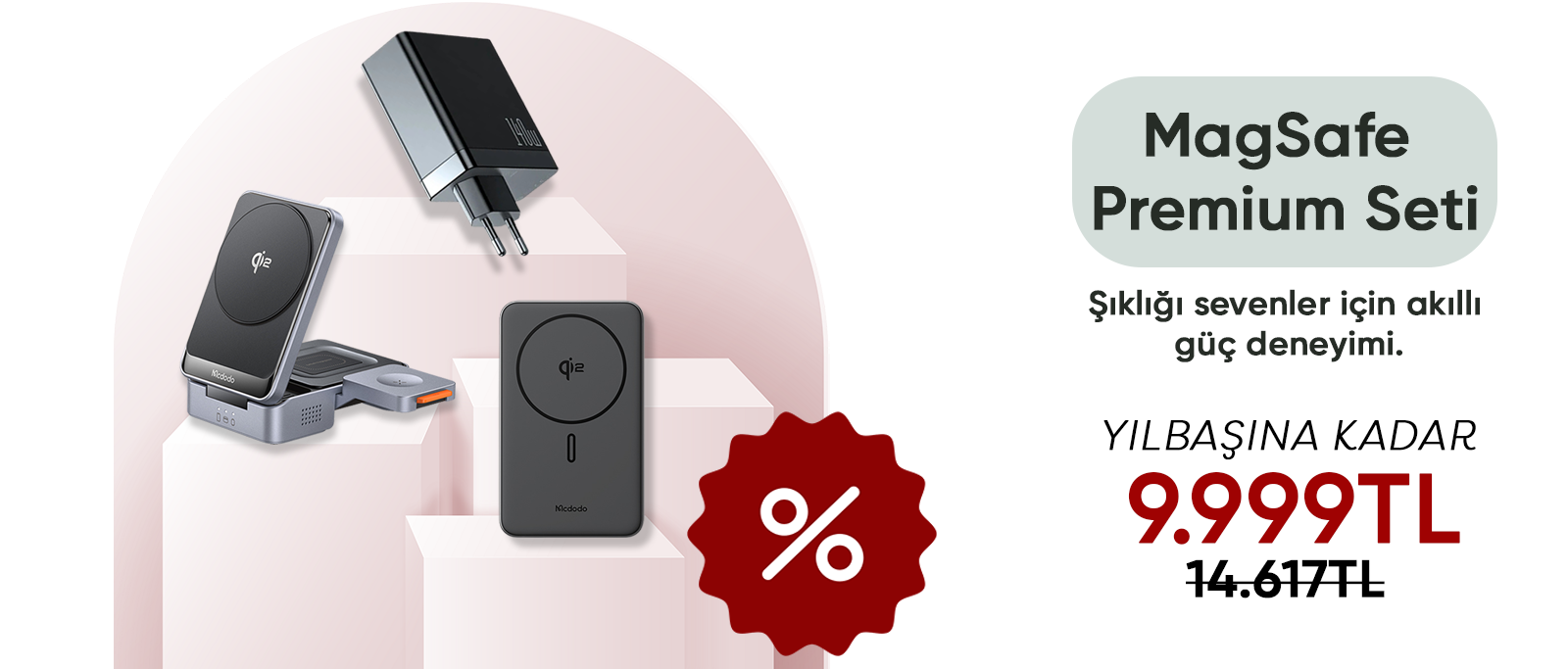 MCDODO PREMİUM MAGSAFE SETİ