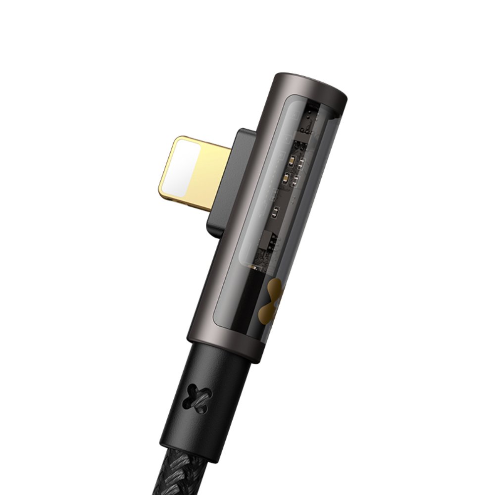 Mcdodo CA-3390 Type-C to Lightning PD 90° Açılı iPhone Hızlı Şarj & Data Kablosu 1.2m - Siyah