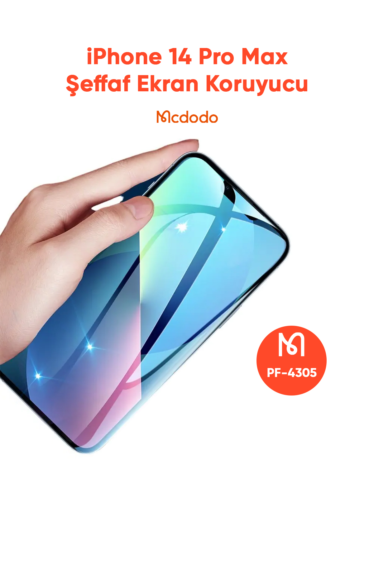 PF-4305 iPHONE 14 PRO MAX İÇİN ŞEFFAF KORUYUCU Afişi