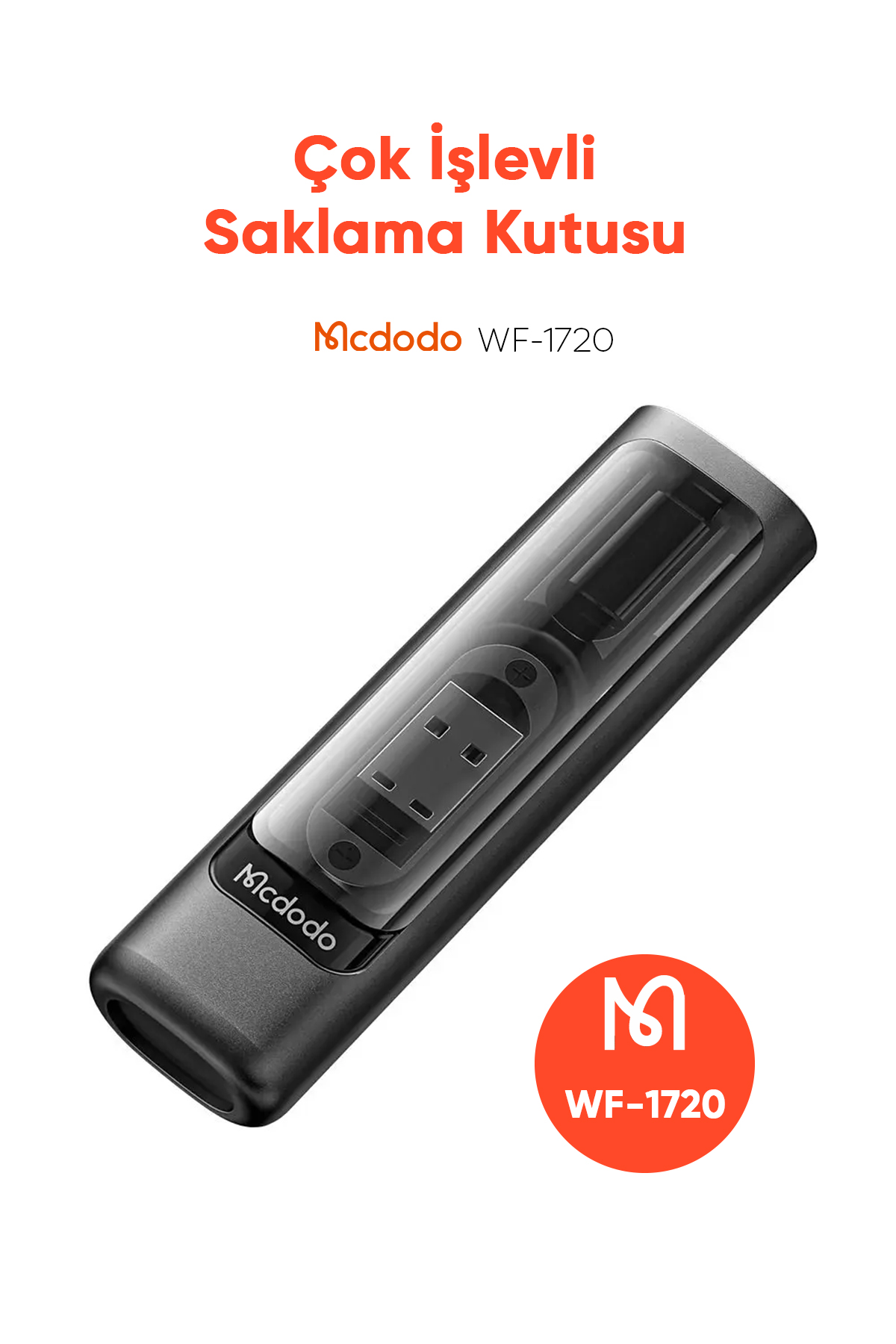 WF-1720 Çok İşlevli Saklama Kutusu-Siyah Afişi