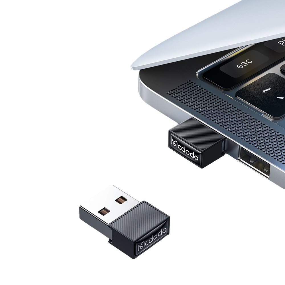 MCDODO OT-1580 USB-A Hızlı Data Aktarım Ve Wireless Adaptör - Siyah