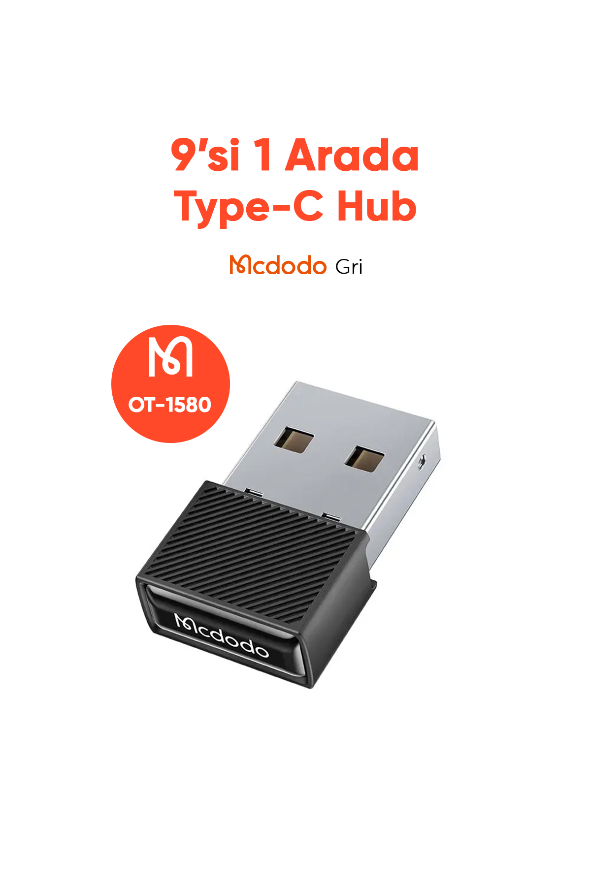 OT-1580 USB-A Hızlı Data Aktarım Ve Wireless Adaptör - Siyah Afişi