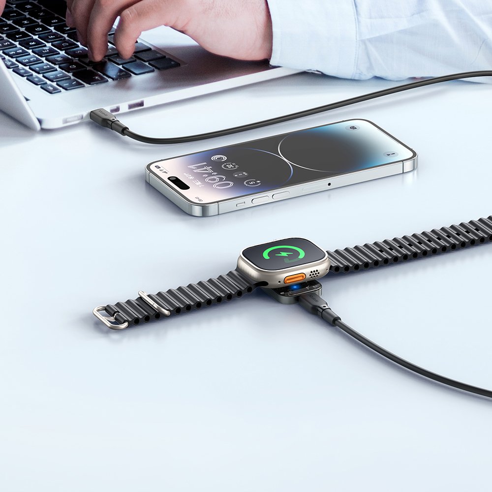 Mcdodo CH-2061 Apple Watch İçin Şeffaf Kablosuz Şarj Cihazı-Iphone Giriş