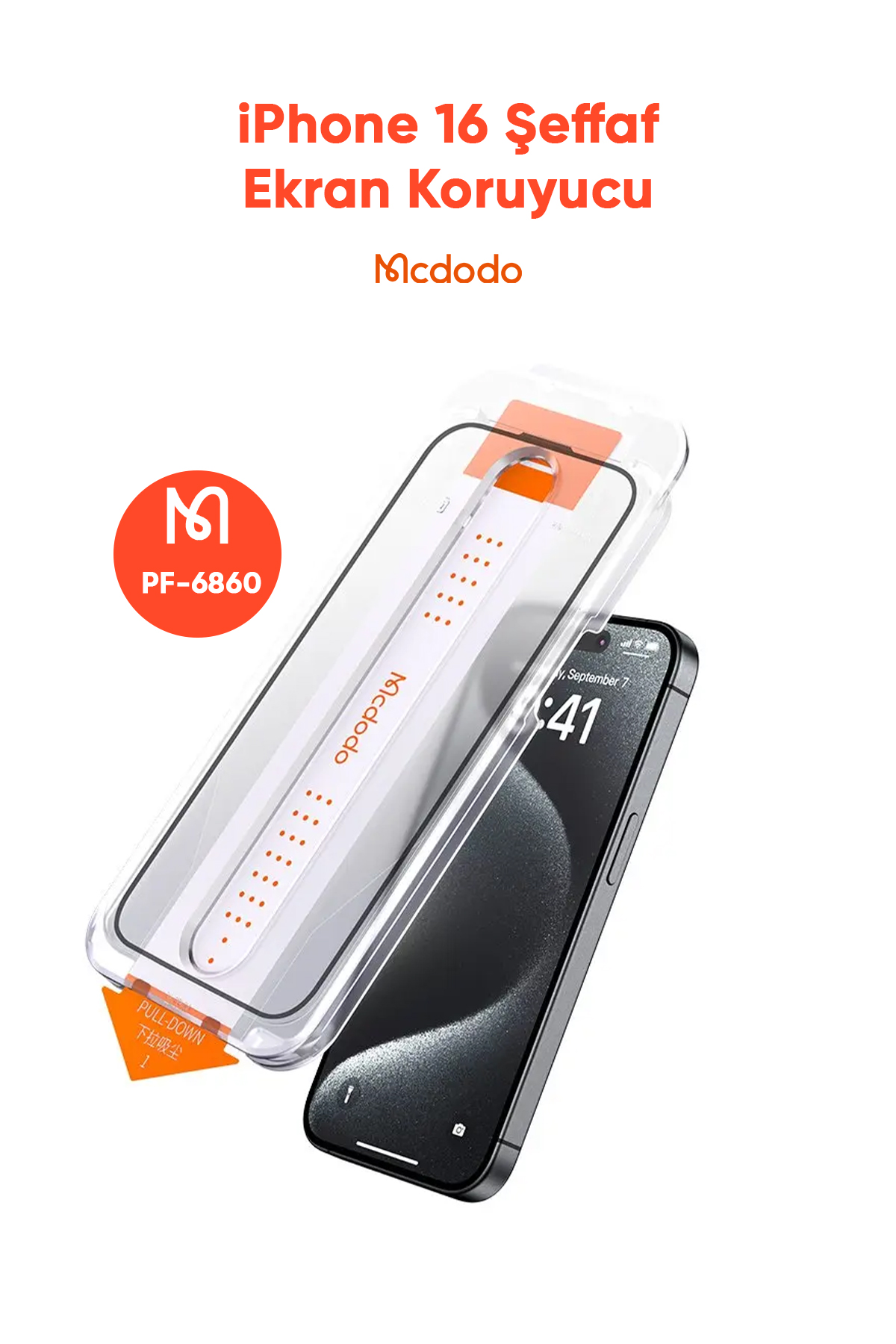 PF-6860 IPHONE 16 EKRAN KORUYUCU Afişi