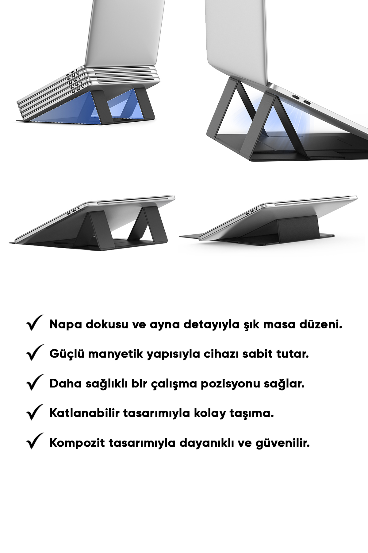 Mcdodo FS-8020 Manyetik Katlanabilir Laptop Standı Afişi