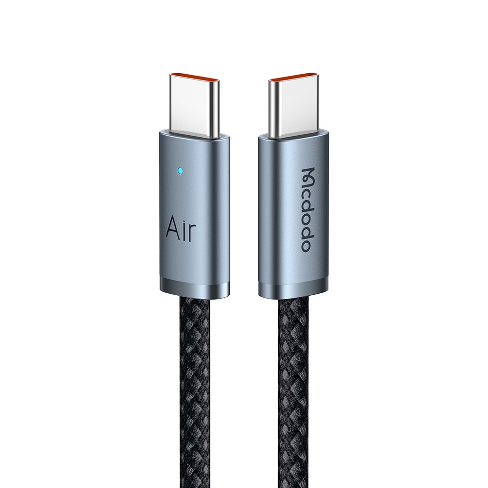 MCDODO CA-7080 Cab Luma Serisi Type-c Type-c 240W Ultra İnce Hızlı Şarj Kablosu Siyah 1.2m - Görsel 3