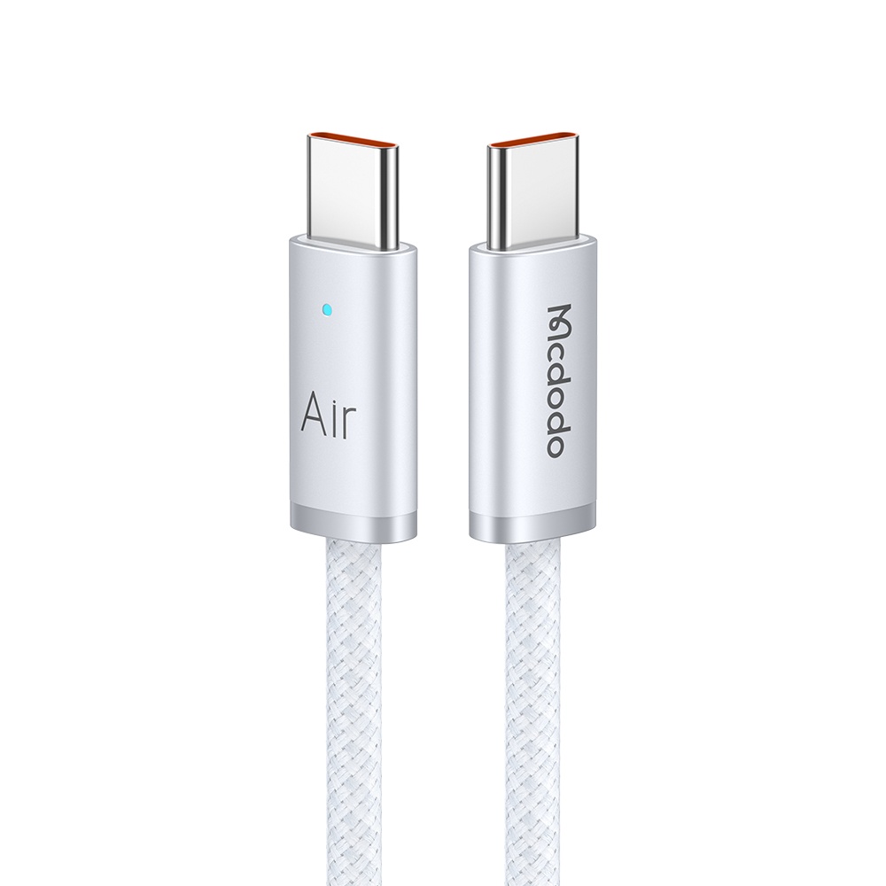 MCDODO CA-7082 Cab Luma Serisi Type-c Type-c 240W Ultra İnce Hızlı Şarj Kablosu Beyaz 1.2m - Görsel 4