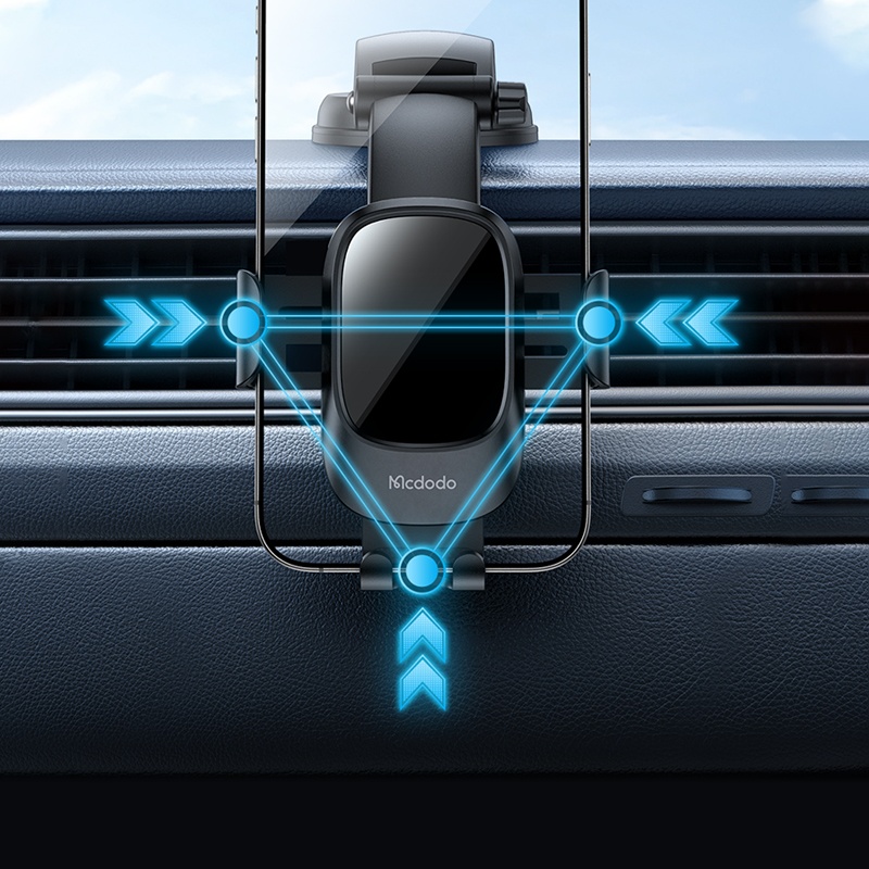 MCDODO CM-7220 Araç İçi Vakumlu Telefon Tutucu (Otomatik Sıkıştırma, Ayarlanabilir Kol) Siyah - Görsel 3