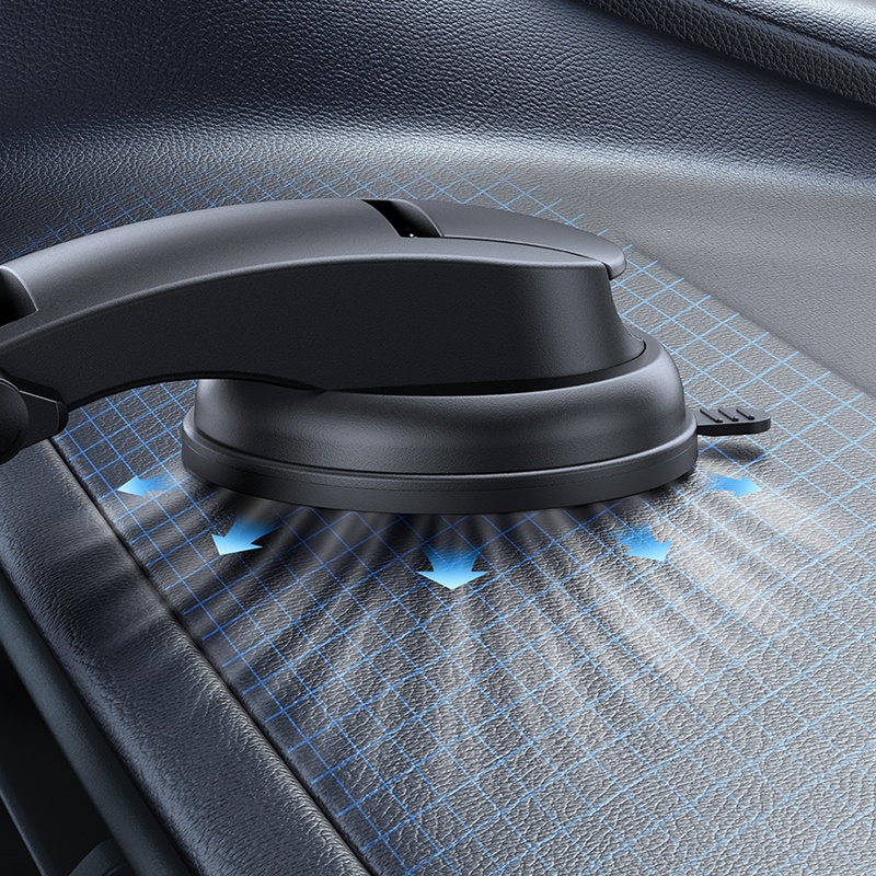 MCDODO CM-7220 Araç İçi Vakumlu Telefon Tutucu (Otomatik Sıkıştırma, Ayarlanabilir Kol) Siyah - Görsel 4